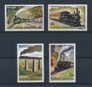 [113374] Greece 1984 Railway trains Eisenbahn  MNH