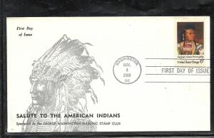 US #1364-17 Chief Joseph Masonic Stamp Club cachet U/A