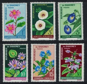 Dahomey Flowers 6v 1967 MNH SG#273-278 MI#298-303