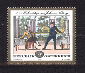 Austria 2001  Scott #1853 MNH