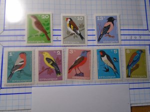 Bulgaria  #  1395-1402  MNH   Birds