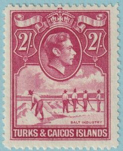 TURKS & CAICOS ISLANDS 87  MINT HINGED OG * NO FAULTS EXTRA FINE! - VOM