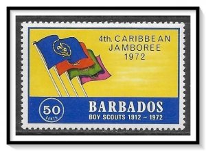 Barbados #375 Boy Scouts MNH