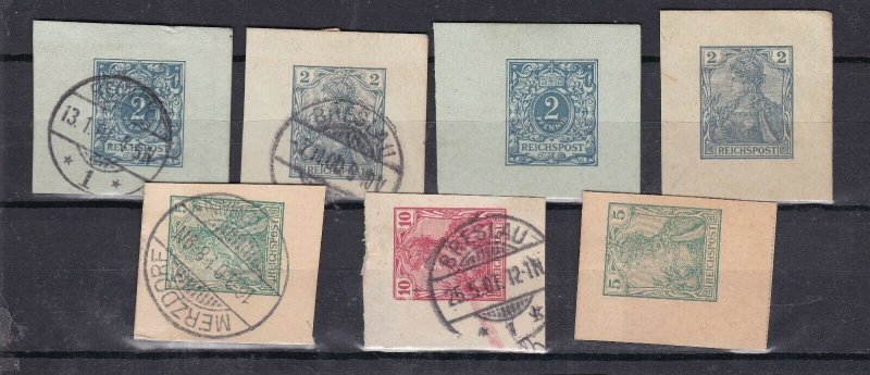 GE:  old REICHPOST ^^^mint & used CLASSICS GERMANIAS  postal cards $$@dcc663ge63