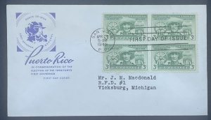 Scott 983  FDC Puerto Rico  House of Farnam Cachet