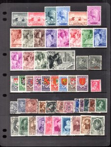 Belgium 1940-1945 Collection 183 Stamps Mint or Used
