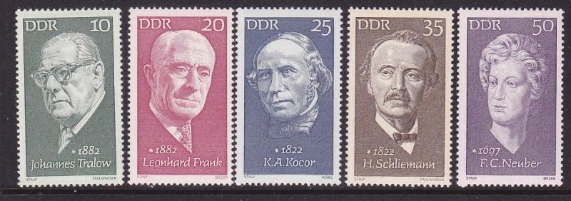 DDR #1349-1353 MNH CV$1.65