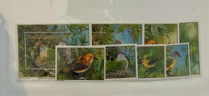 Souvenir Sheet Cook Islands Scott #1016-1023 nh