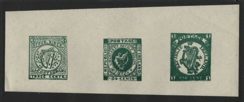 Thematic stamps IRELAND FENIAN LABELS REPRINTS OF 1865 IMPERF mint