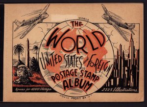 Know the World US and Foreign Stamp Album, 1940 Less than 100 stamps