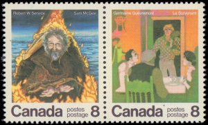Canada #695a, Complete Set, Pair, 1976, Never Hinged