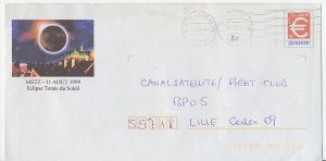 Postal stationery / PAP France 1999 Total Solar Eclipse Metz