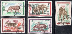 Congo Republic 268-72 - Cto - African Animals (Short) (1972) ($1.25)