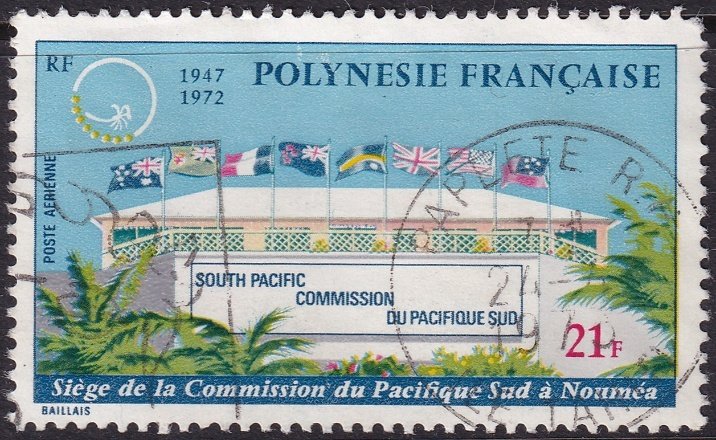 French Polynesia 1972 Sc C85 air post used