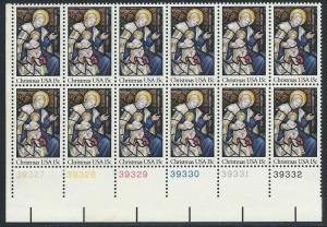 UNITED STATES SC# 1842 F-VF MNH 1980 Pl#39327-32 LL B/12