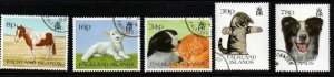 FALKLAND ISLANDS SG691/5 1993 PETS USED