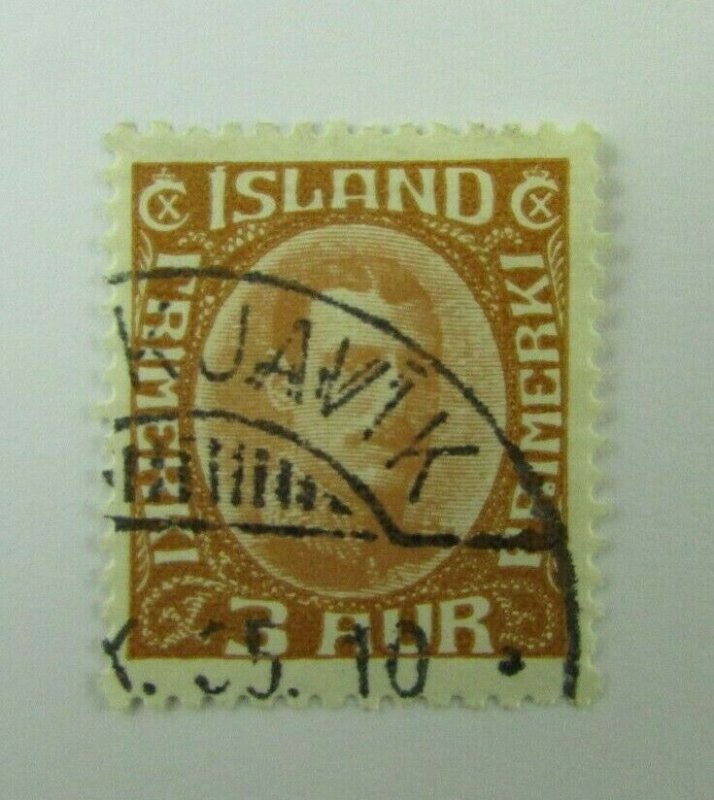 1932  Iceland SC #177  CHRISTIAN X  Used stamp set