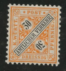 Germany State Wurttemberg Scott o130 MNG