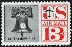 SC#C62 13¢ Liberty Bell (1961) MNH