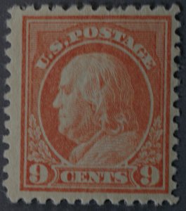 United States #509 9 Cent Franklin OG