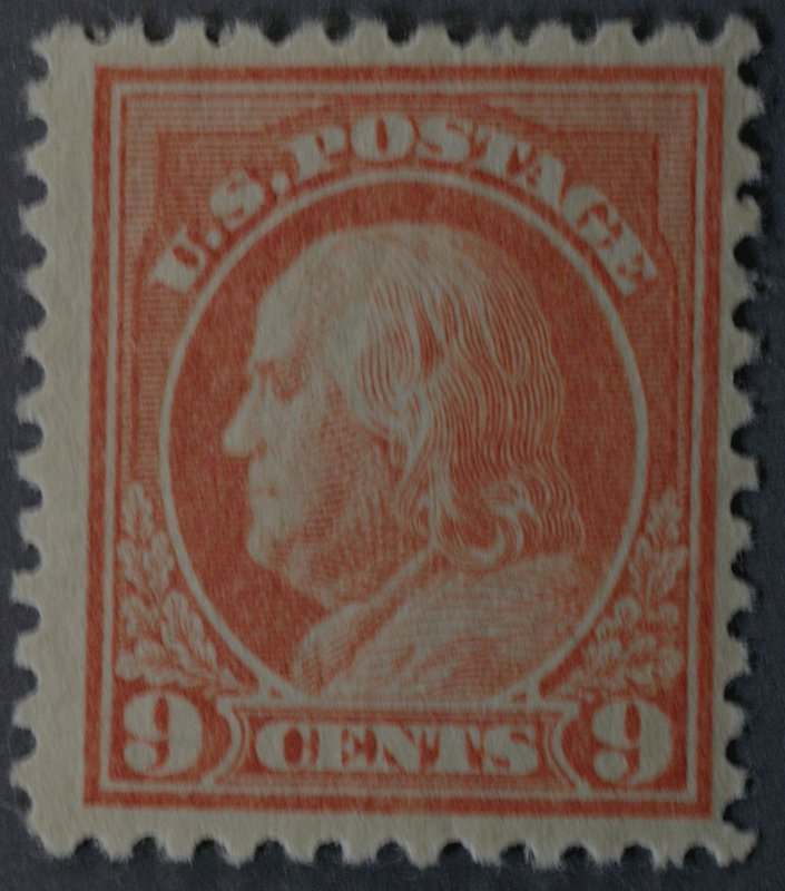 United States #509 9 Cent Franklin OG