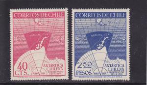 Chile  Scott#  247-8  MH
