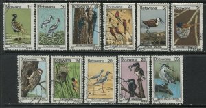 Botswana 1978 Birds 1t to 35t used