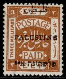 PALESTINE GV SG18d, 3m chestnut, M MINT. Cat £100. PALESTINB