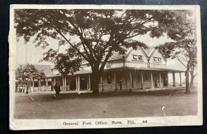 1919 Nausori Fiji Real Picture Postcard Cover To Paris France General Post Offic