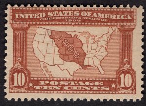 US #327 Fine/Very Fine. Original Gum. Never Hinged.