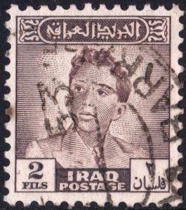 Iraq SC#111 2 ف.ع King Faisal II: 1935-1958 (1948) Used