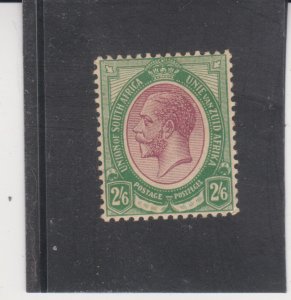 South Africa Scott # 13 MH 1913 King George V 2/6 Cat.$60.00