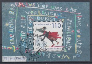 Germany 1999 Sc#2053 Mi#SS 51 used (BU1346)