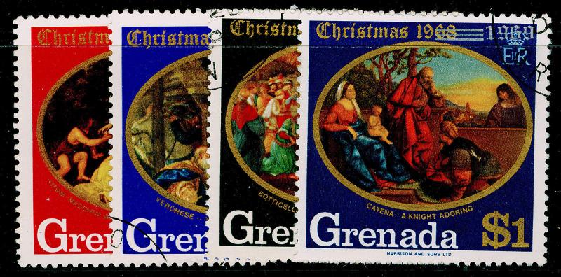 GRENADA SG363-366, COMPLETE SET, FINE USED.