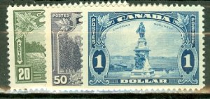 ER: Canada 217-227 mint most MNH (222,224 mint) CV $174; scan shows only a few