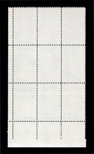 U.S. STAMP SCOTT #1082 LABOR DAY 3¢ CORNER PLATE BLOCK OF 9 XF 1956 MNH-OG 