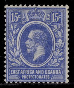 EAST AFRICA and UGANDA GV SG70, 15c bright blue, M MINT. Cat £11.