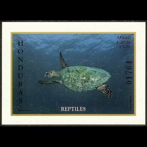 HONDURAS 1998 - Scott# C1038 S/S Turtle NH