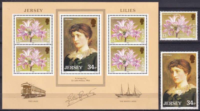 Jersey #391-2, 392a MNH CV $4.95 (Z3811L)