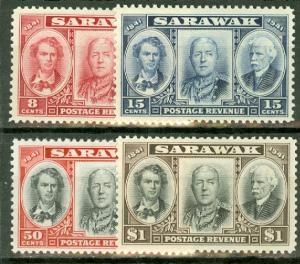 Sarawak 155-8 mint CV $14.50