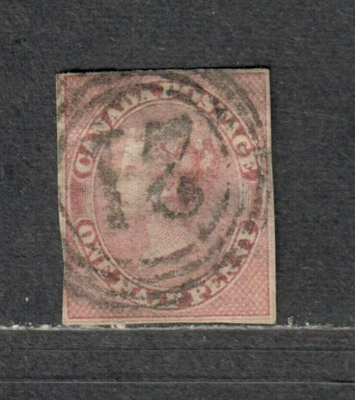 Canada Sc#8 Used/F-VF, Tiny 1 1/2mm Tear At Right, Cv. $700