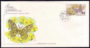 Czech. FDC SC# 2456 Emperor Moth L144