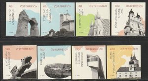 2015 Austria - Sc 2544-51 - MNH VF - 8 single - Landmarks