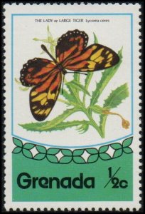 Grenada 660 - Mint-NH - 1/2c Large Tiger Butterfly (1975)