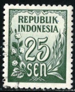 INDONESIA #376, USED - 1951 - INDO112NS8