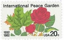 SCOTT  2014  PEACE GARDEN  20¢  SINGLE  MINT NEVER HINGED  SHERWOOD STAMP