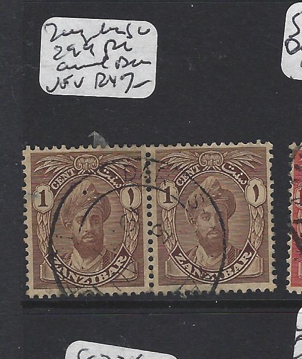 ZANZIBAR  (PP0809B) .SULTAN 1C SG 299 PR CANCEL DAR ES SALAAM  VFU