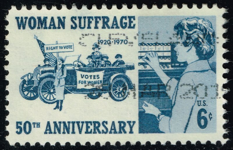 US #1406 Woman Suffrage; Used (2Stars)