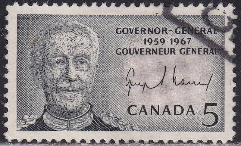 Canada 474 Governor General Vanier 1967
