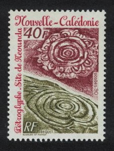 New Caledonia Petroglyphs Neounda Site 40f 1990 MNH SG#884